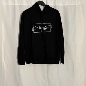 ZAFUL. Black graphic hoodie. Size M